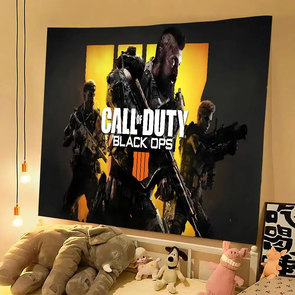 شعار Call Of Duty لتزيين خلفية حفلة عيد الميلاد السعيدة للأطفال الأولاد وحفلات استقبال المولود الجديد وخلفية التصوير الفوتوغرافي من البوليستر