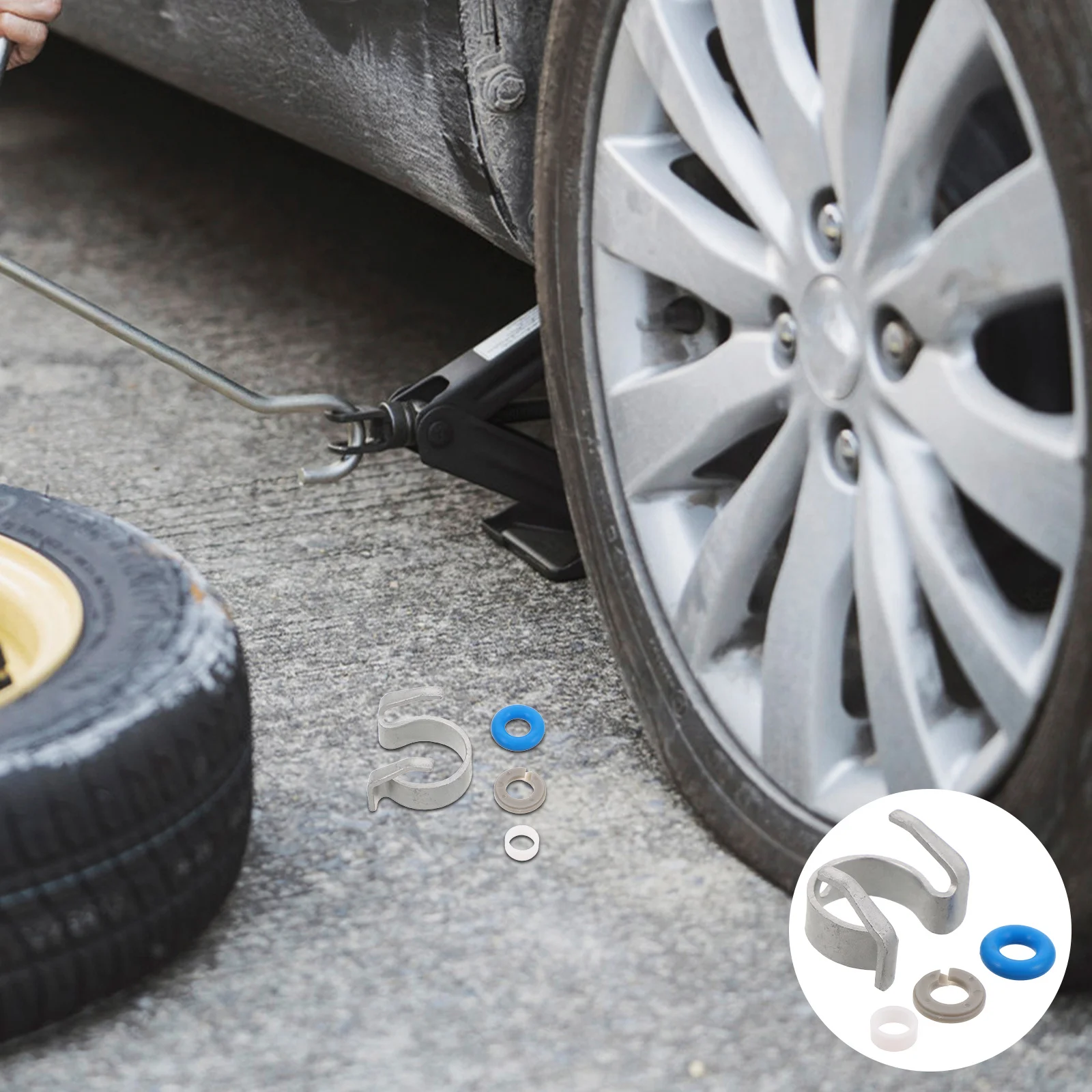 

1Set Engine Fuel Injector Kit Durable Build Quality Automotive Seal Repair Parts Lower Emissions Fuel Efficiency Improvement