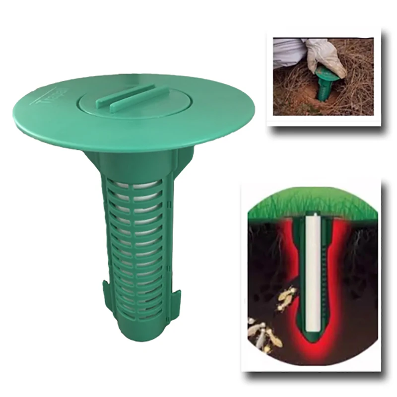 Plastic Underground Termite Control Bait Rod Station Trap, Newest