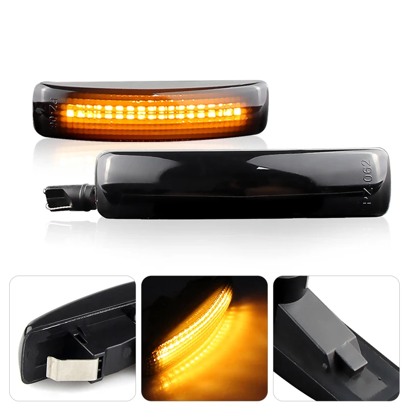 2 pcs Dynamic Led Side Marker Turn Signal Light for Land Rover Freeland 2 Discovery 3 4 Rover Sport L320 Blinker Repeater