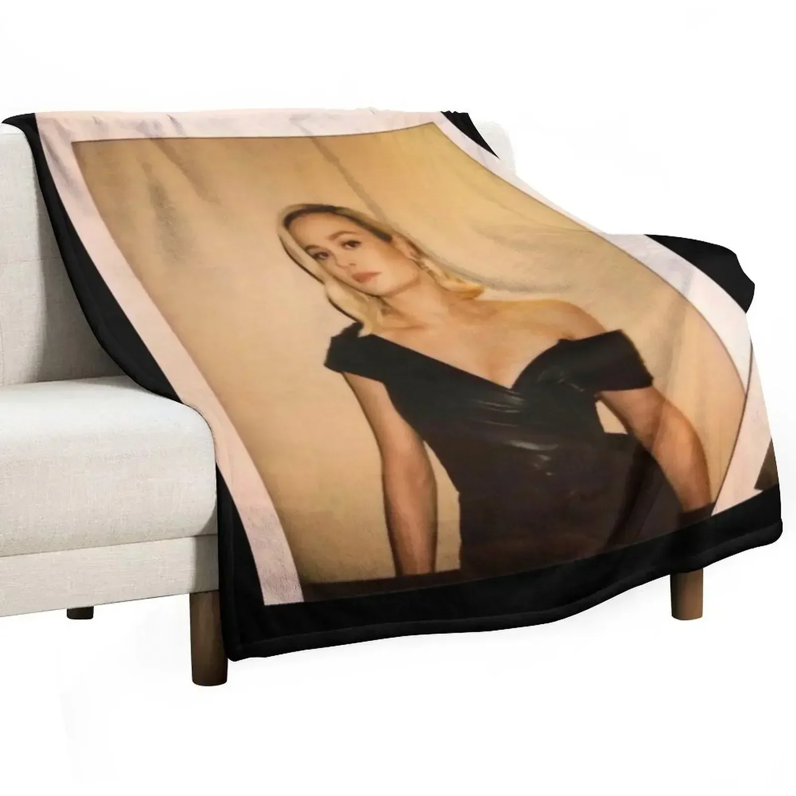 Day Gift For Brie Larson Gifts For Movie Fans Throw Blanket Thermal Designers Blankets