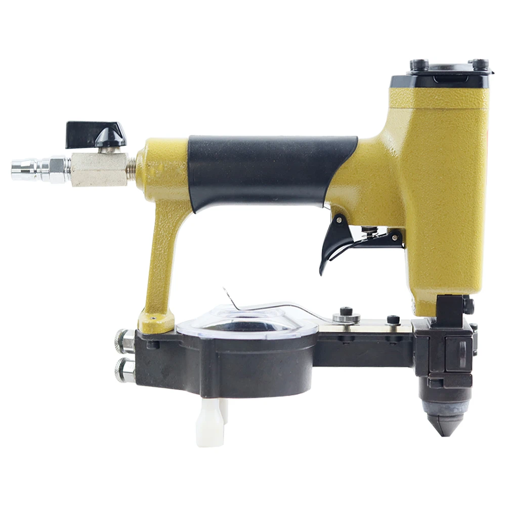 Pneumatic Pins Stapler Automatic feeding Air nailer gun Furniture wood tool for Make sofa / furniture deco  ZN-12S