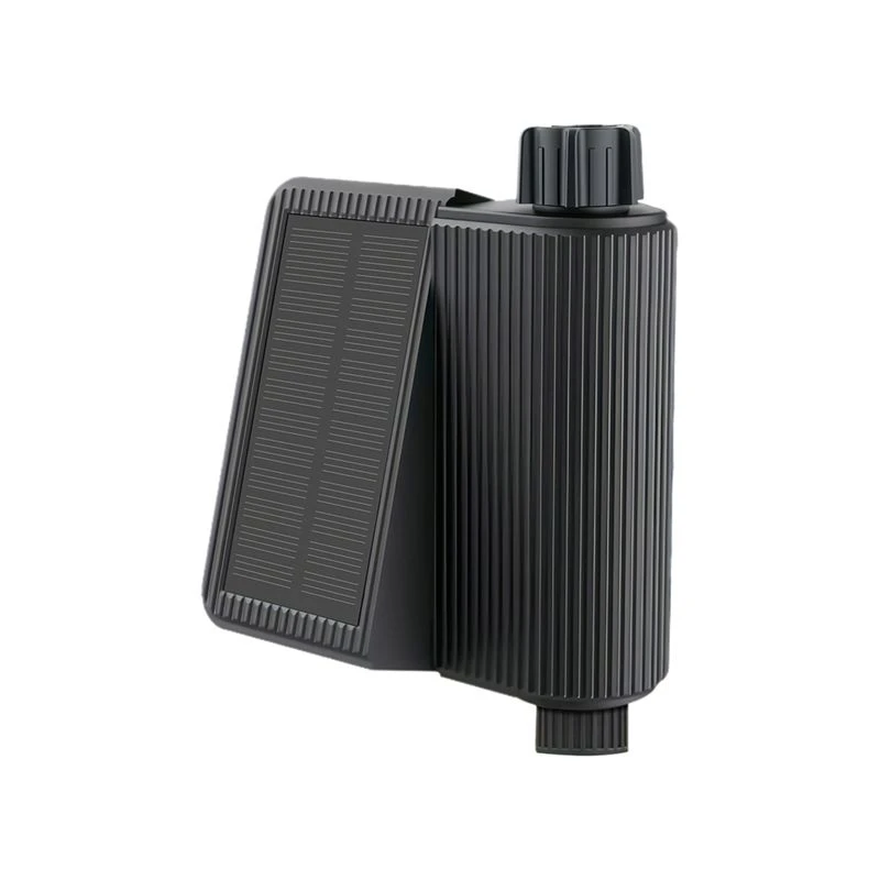 Automatic Irrigation Controller Solar Powered Electric Wifi Sprinkler Timer With Brass Inlet No Hub Required US Plug