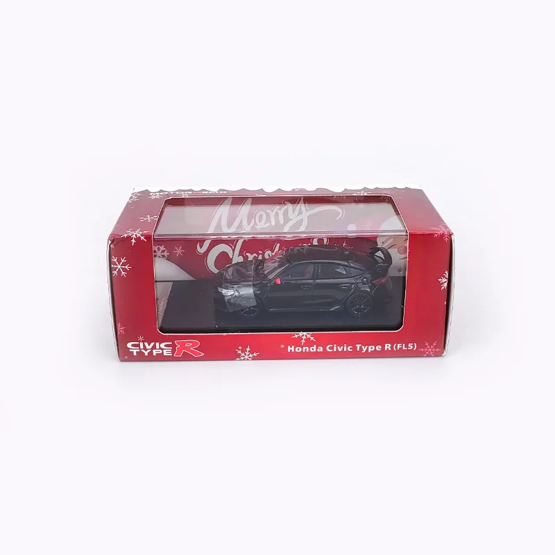 MH Diecast 1/64 Schaal Honda Legering Model Auto Honda Civic Type R (FL5) Zwart Speelvoertuigen Speelgoed voor Jongens Gift Originele Doos