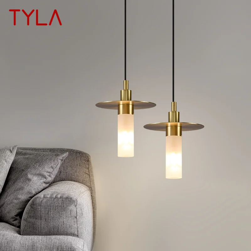 TYLA-Pingente de LED moderno pendurado luz, candelabro criativo simples nórdico, lâmpada moderna para casa, sala de jantar, quarto, bar