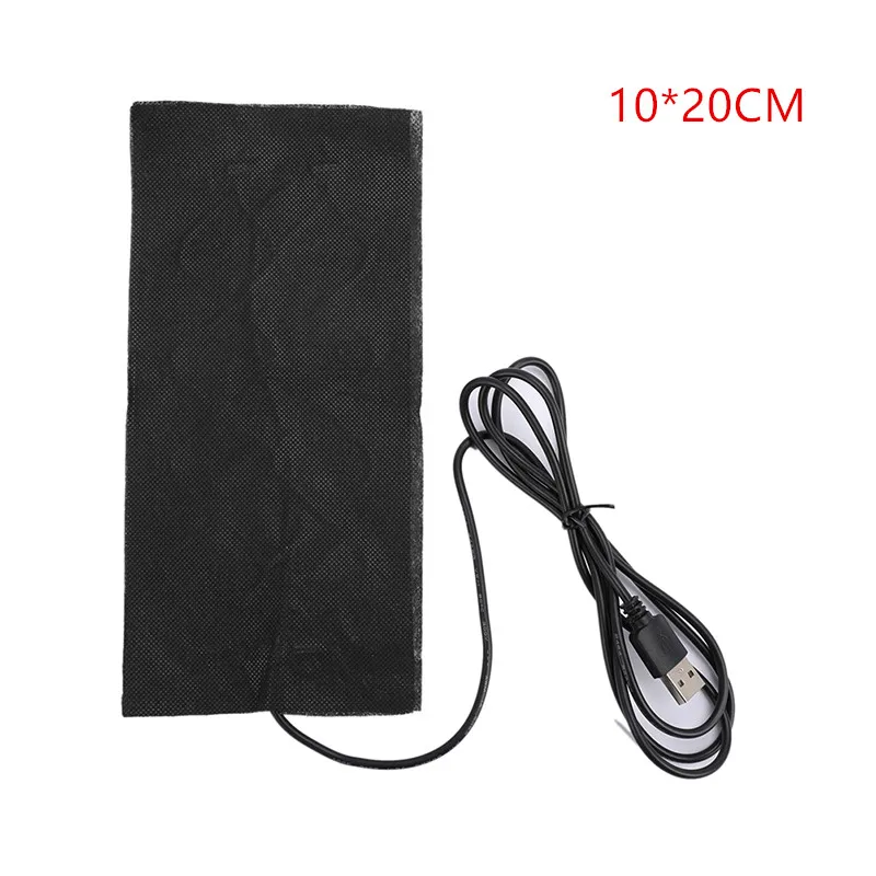 1Pcs Large 30 X 30cm/15x20cm/20x10cm USB Warm Carbon Fiber Heated Pads Heating For Warming Body Foot Winter Portable Warm Plate