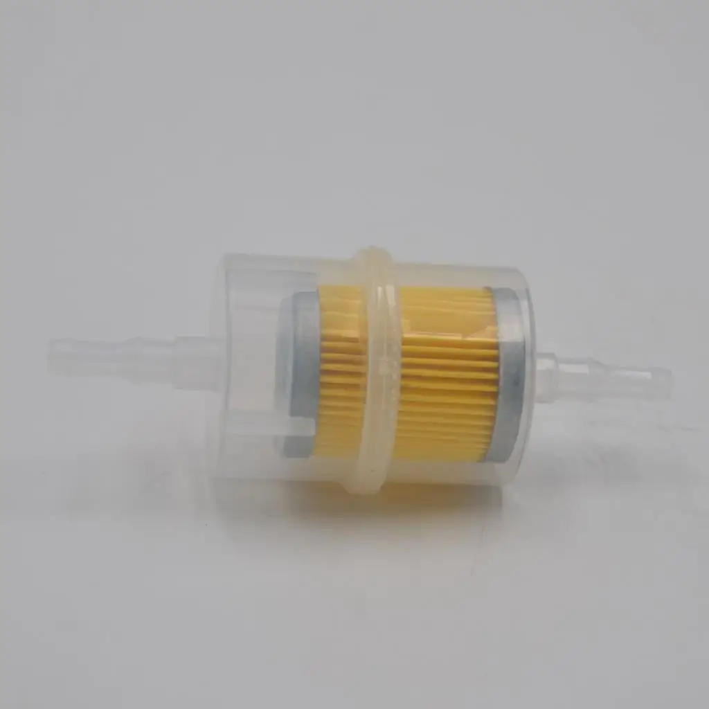

Clear Inline Petrol Fuel Filter Universal Lightweight Engine Part for Small Tractor Lawn Mower Go Kart