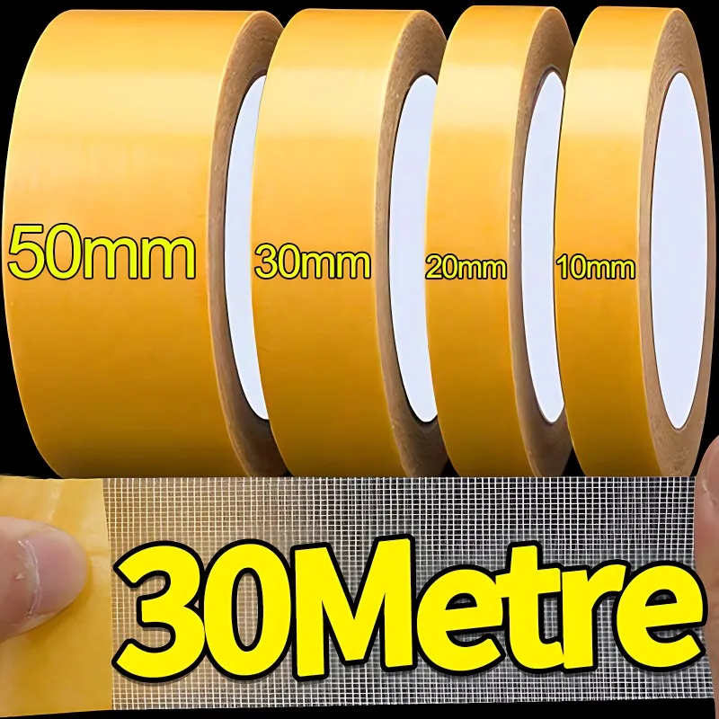 Nastro adesivo biadesivo super sottile caldo Forte fissaggio Nastro adesivo trasparente Maglia impermeabile Traceless Potente tappeto a griglia