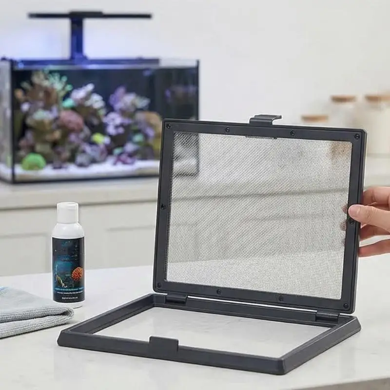 Mesh Aquarium Cover with Clips 5