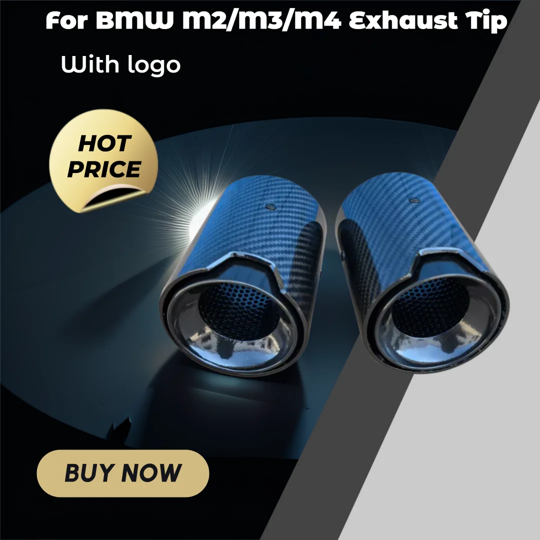 Para BMW M2/M3/M4 punta de escape especial F80/F82/F83/F84/F87 silenciador boquilla de escape abrazadera oculta