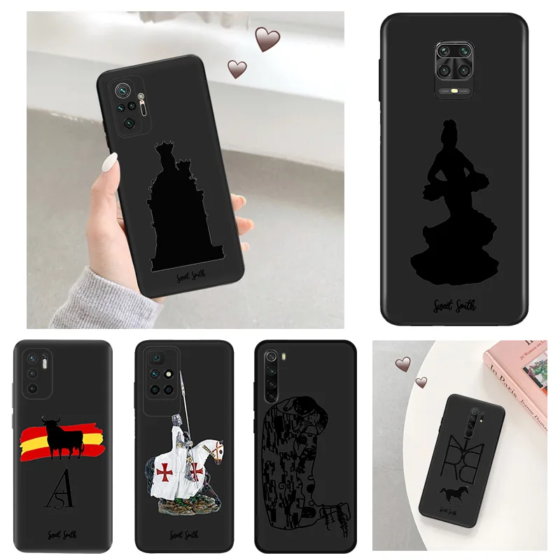 Anti-Drop Phone Case for Redmi A3 13 9 9A 9I 9C 9T 10A 10C 10T Note 10 9s 8 8t 7 Pro 10s Lite Horse Knight Cow King Soft Cover