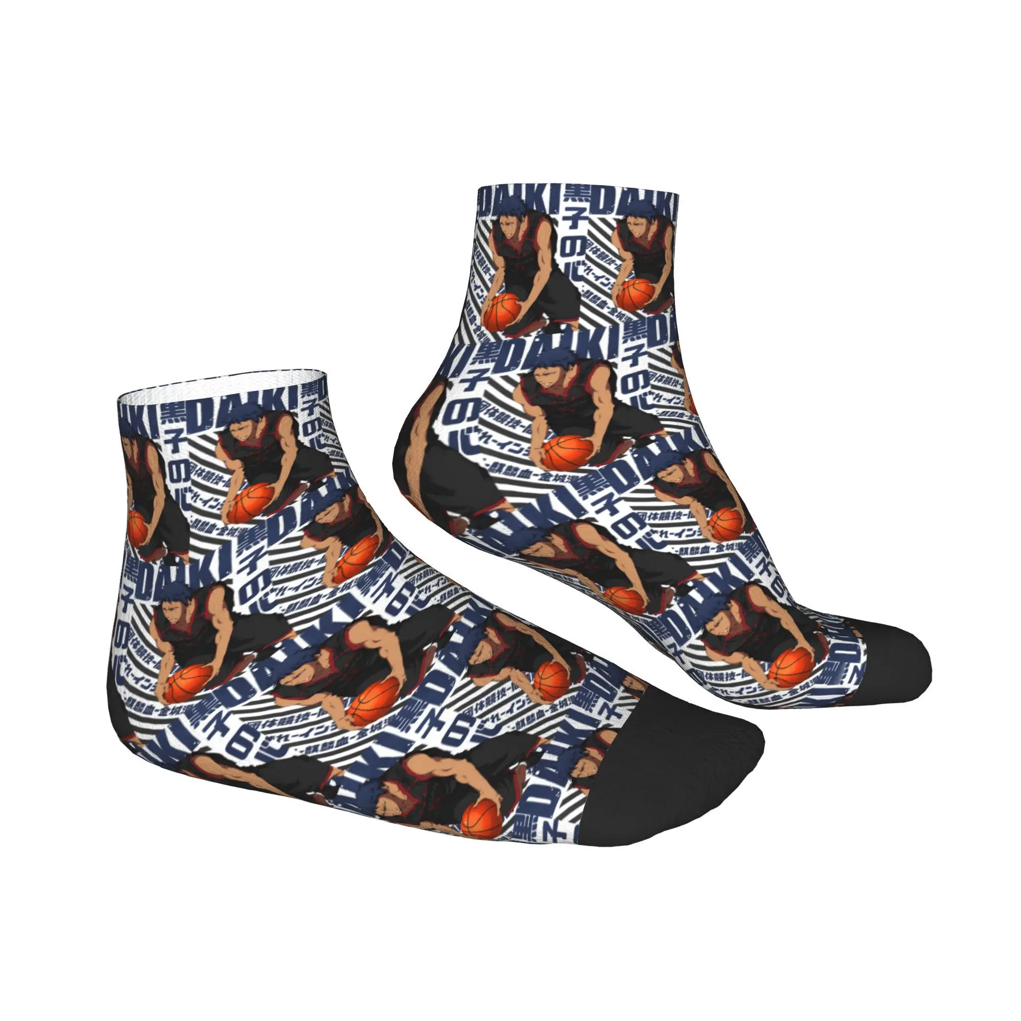 Toutes les saisons Harajuku Basketball Kuroko No Basket Basuke Kaijo chaussettes Sport Tube moyen chaussettes doux mode bas pour hommes femmes