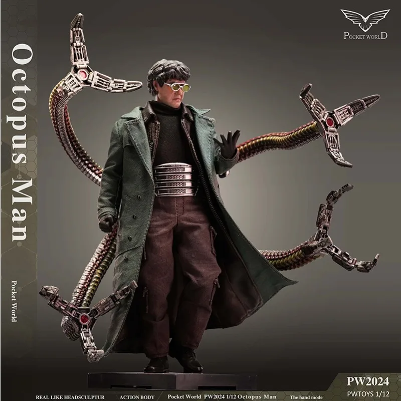 PWTOYS Original 1/12 Finished Actionable Precious Doll Series Doc Ock  Anime Toys Collectible Model Festival Gift for Boys