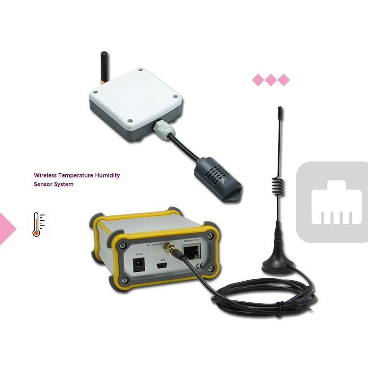 monitoring smart Multipoint Wireless Temperature Humidity Gateway sensor