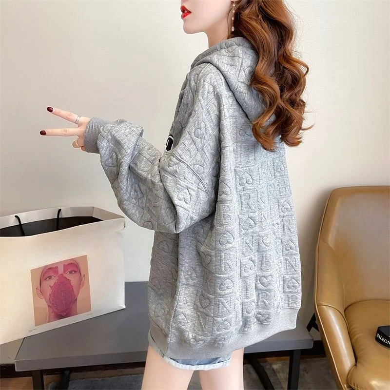 Branco feminino com capuz superior solto moletom dropshiping roupas coreanas na promoção casual novidade moletom com capuz feminino