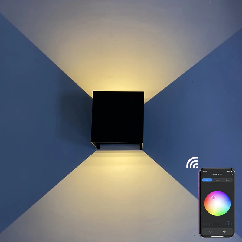 Smart Wireless Diode Wall Light 9W Outdoor Indoor Waterproof