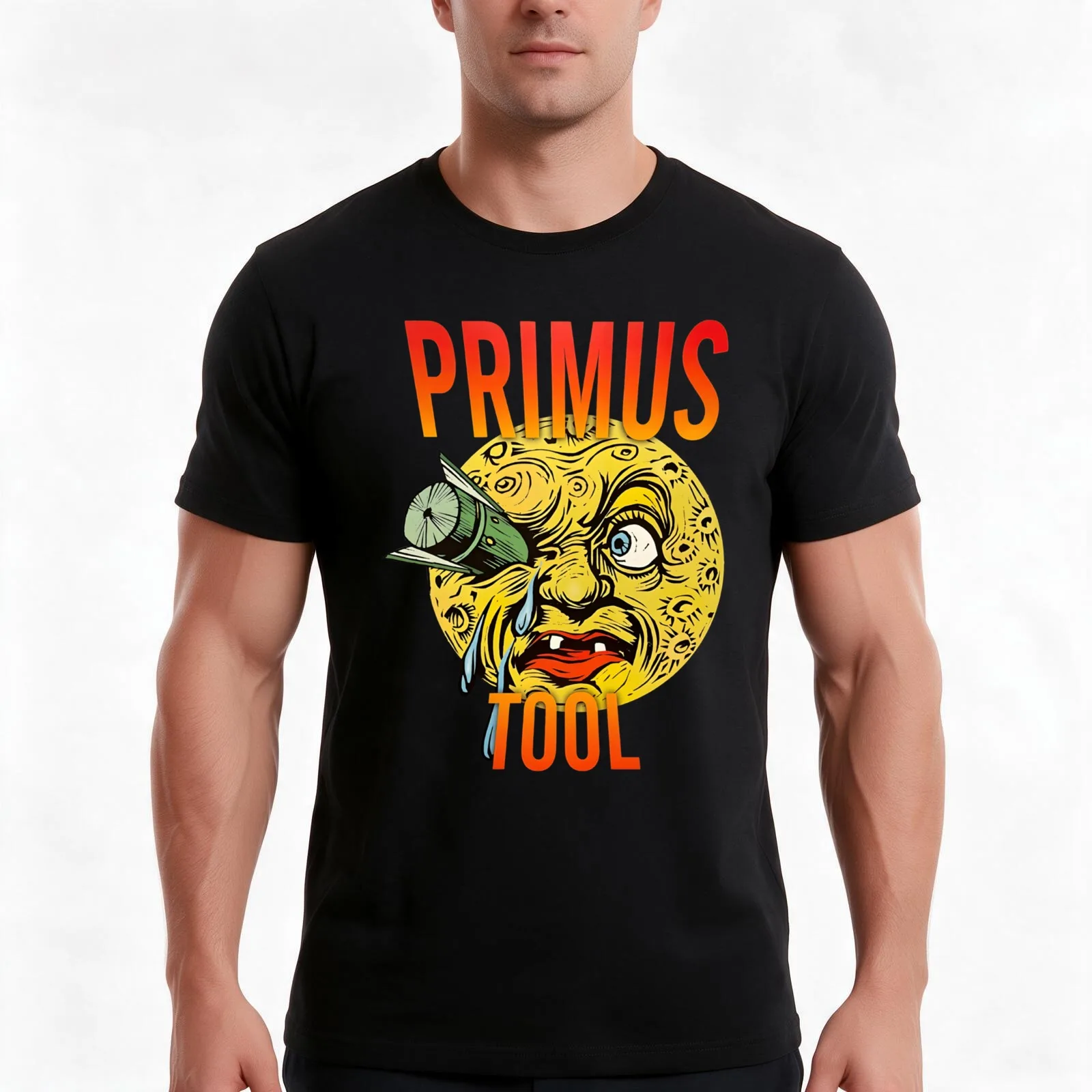Primus Tool Band T-Shirt Summer Casual Cotton Tee Oversized Streetwear Tops Vintage Graphic Print Loose Fit Short Sleeve