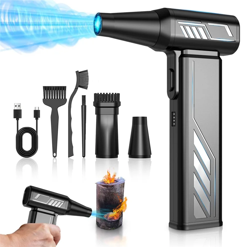 

Пылесос со сжатым воздухом ABKU, турбовентилятор, электрический бесщеточный пылесос, 300000 об/мин, портативный струйный турбовентилятор