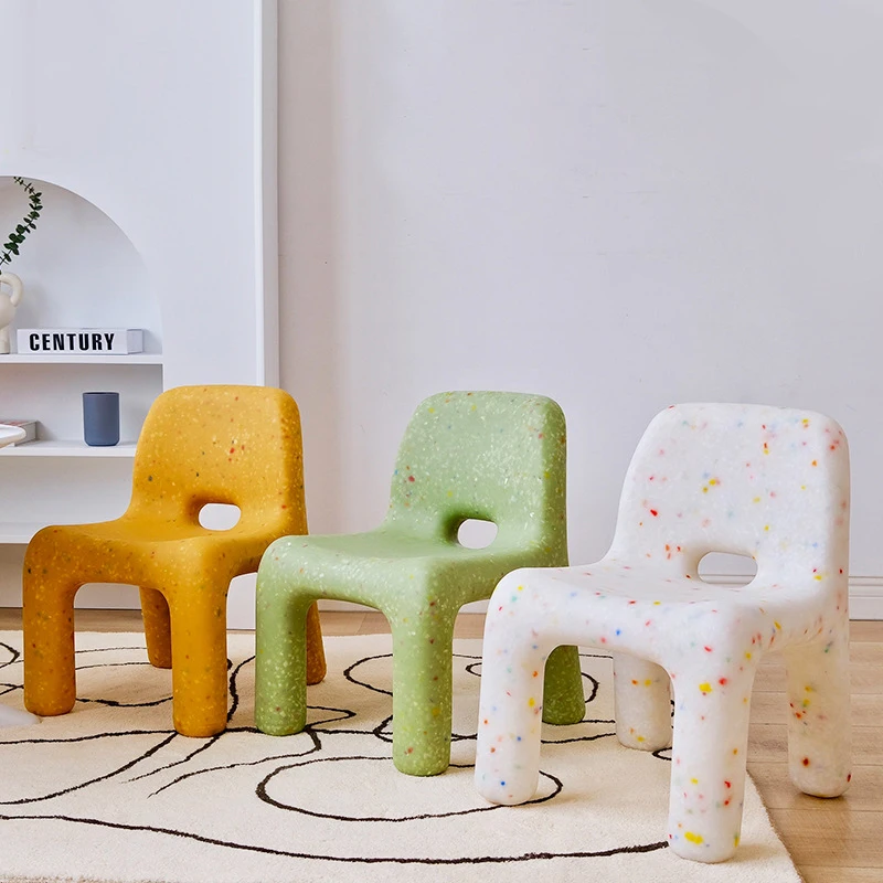 Children's stools, simple and creative, baby chairs, kindergarten environmentally friendly plastic backrest table