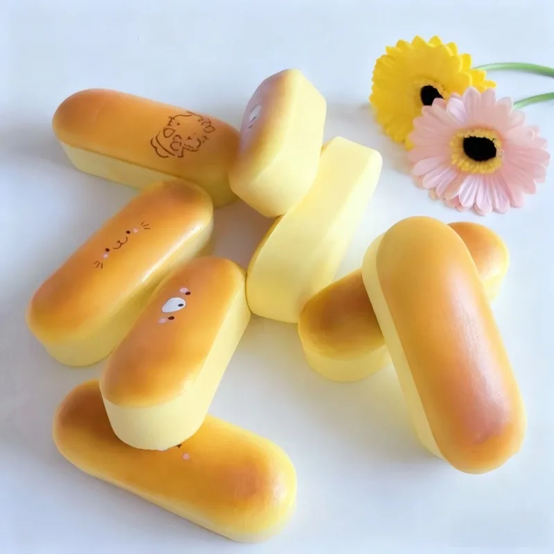 ของเล่นขนมปังแท่งนมจำลองแบบสควิชชี่ - ของเล่นบีบคลายเครียดสุดนุ่มสำหรับผ่อนคลายความเครียดและความวิตกกังวล |   ของขวัญสำหรับเด็กและผู้ใหญ่
