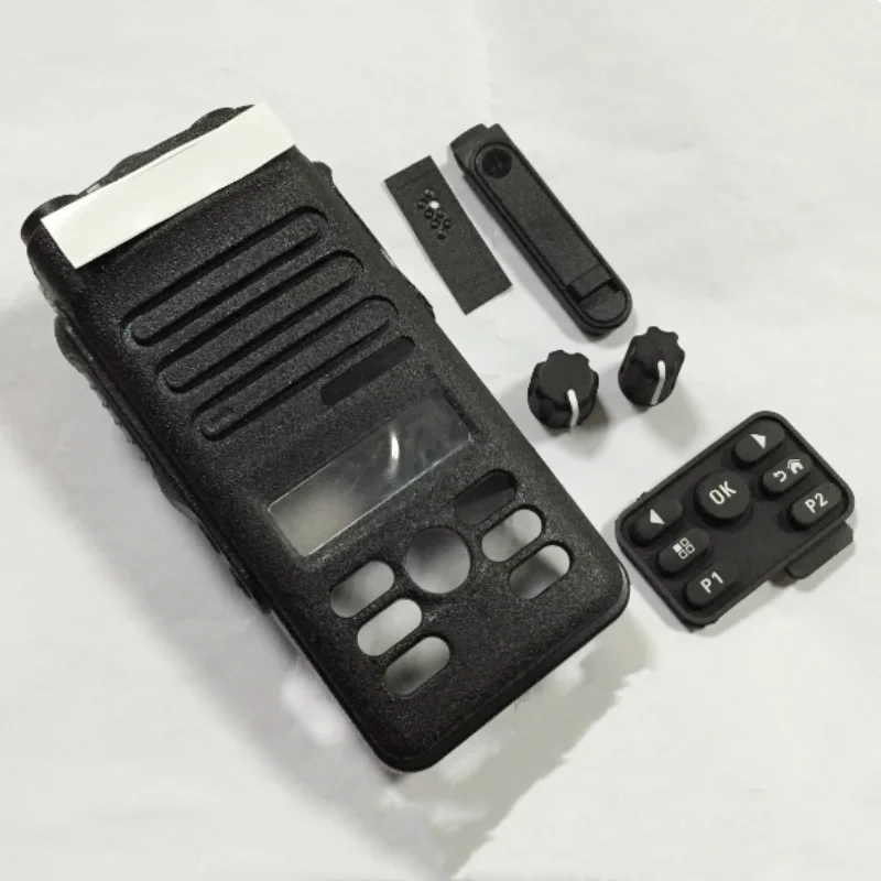 

Black Walkie Talkie Replacement Repair Kit Case Housing Cover for Motorola DEP570 XPR3500 XIR P6620 Two Way Radio