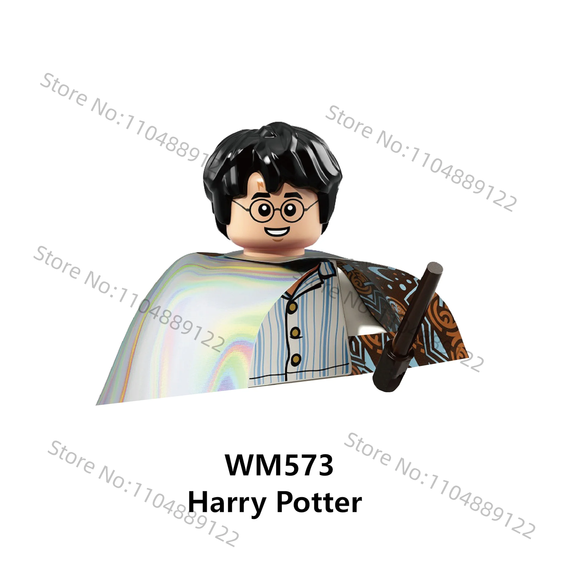Hot toys Harry Potter MINI Block toy Lovegood Ron Malfoy Luna building block gift action character doll