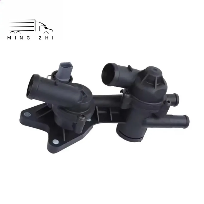 Termostato de refrigerante 03C121111T OEM 03C121111R 03C121111AM compatible con Au-di V-W Go-lf Je-tta Pas-sat Scir-occo Ti-guan 1,4 TFSI