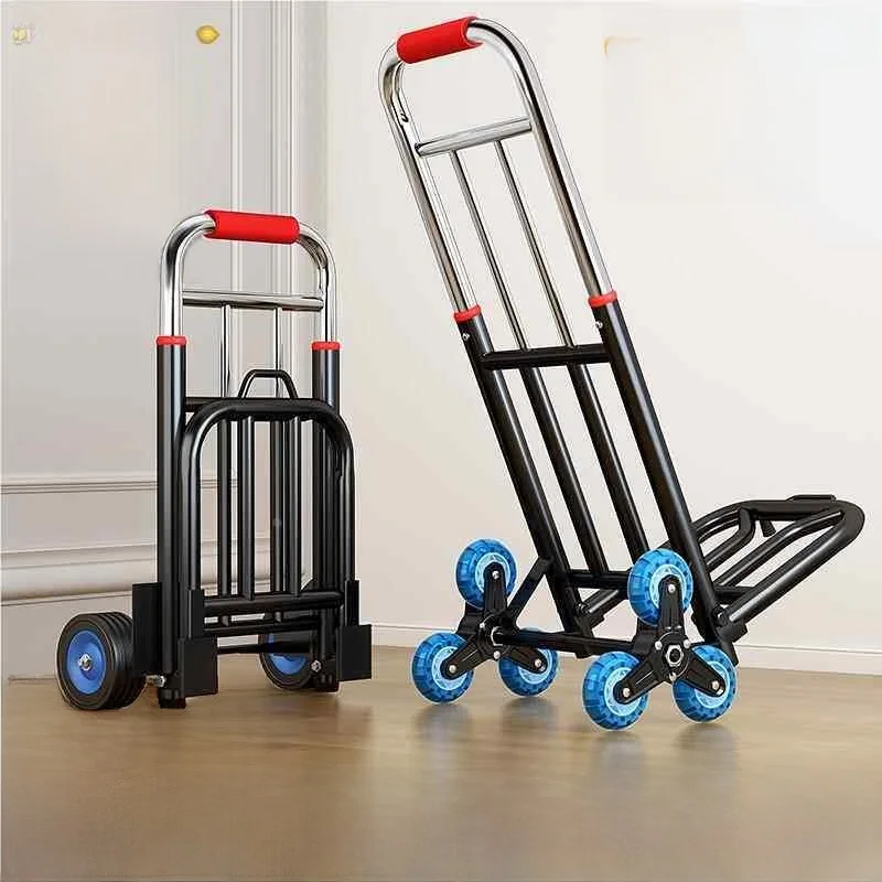 extra-thick-large-hand-pulled-cart-with-stackable-design-and-silent-wheel-navigation-for-household-storage-and-shopping