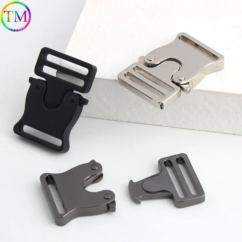 5-30 Pieces Wide Contoured Side Release Buckles Quick Release Fastener Curved Clasp Diy Bag Backpack Webbing Sewing Accessories