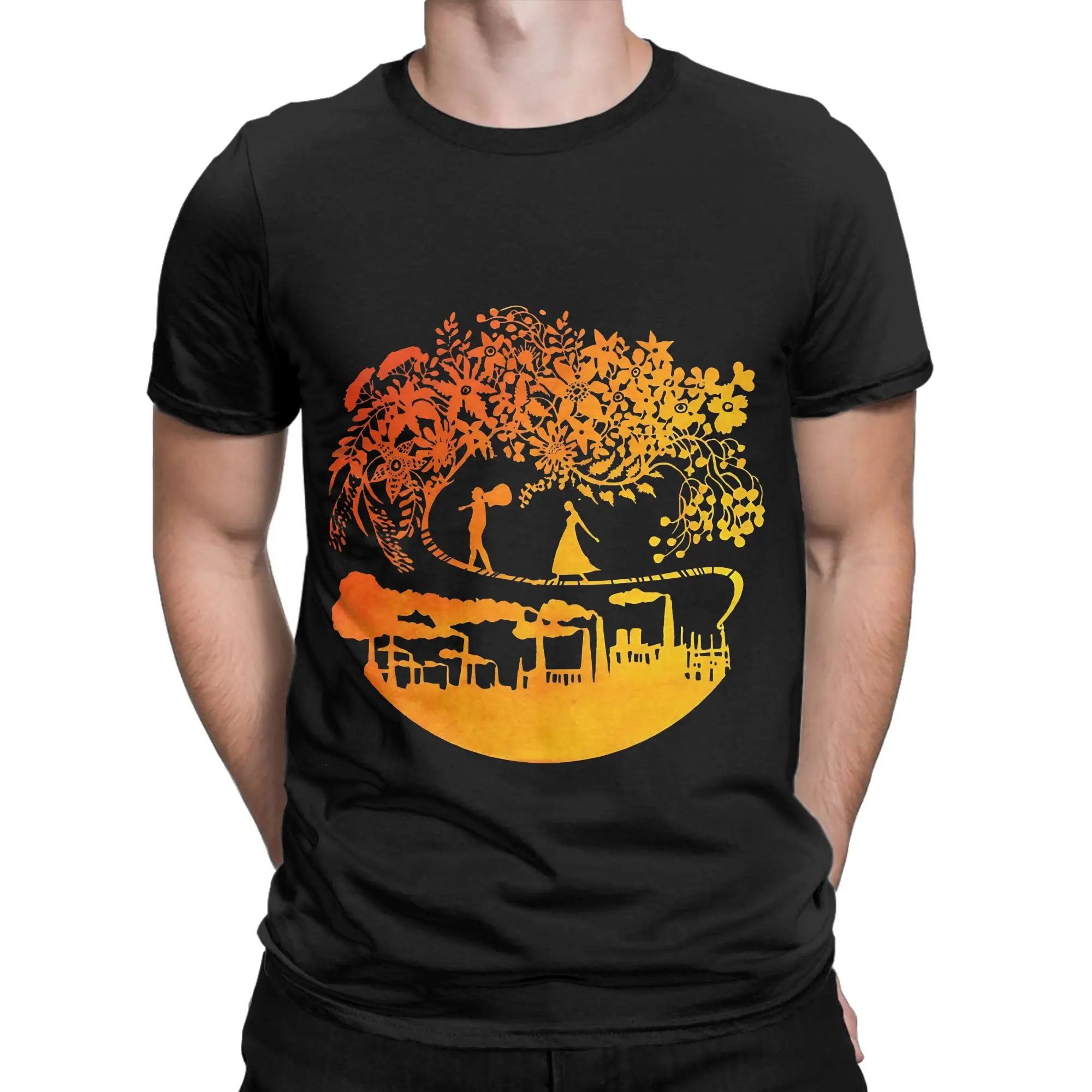 Folk Narrative Art  Classic Hadestown Funny Graphic 100% Cotton T-Shirt Tops Tees For Men