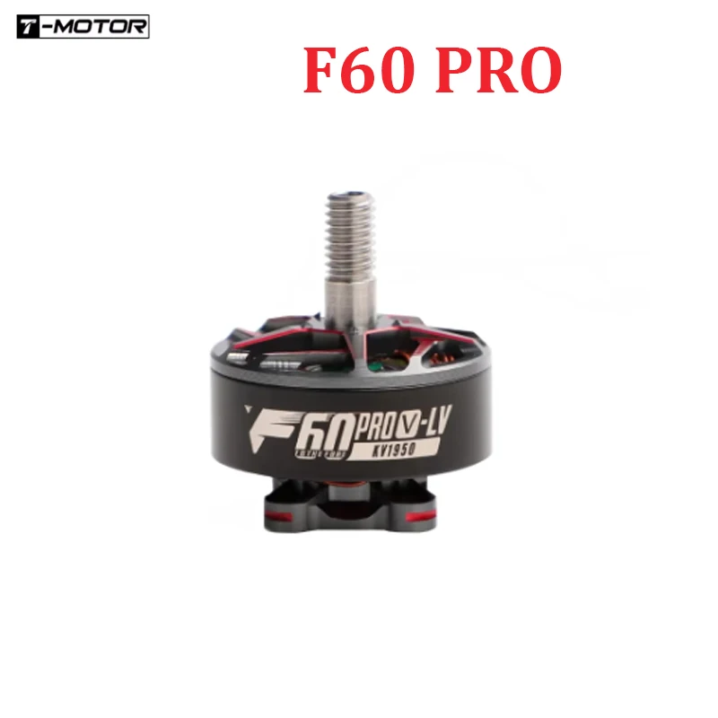 T-MOTOR F60 PRO V-LV Brushless Motor 1950KV/2020KV 5inch 5-6S Drone Motor Compatible T5146/T5147 Prop For RC FPV Racing Drone