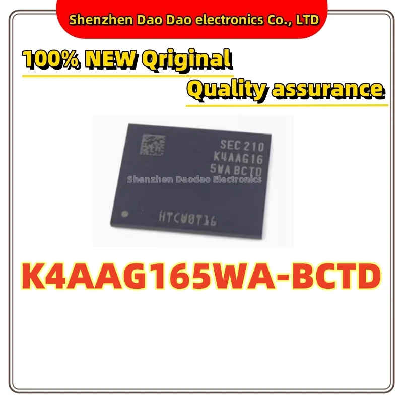 

K4AAG165WA-BCTD 96FBGA DDR4 chip 2666Mbps 16Gb memory chip new original