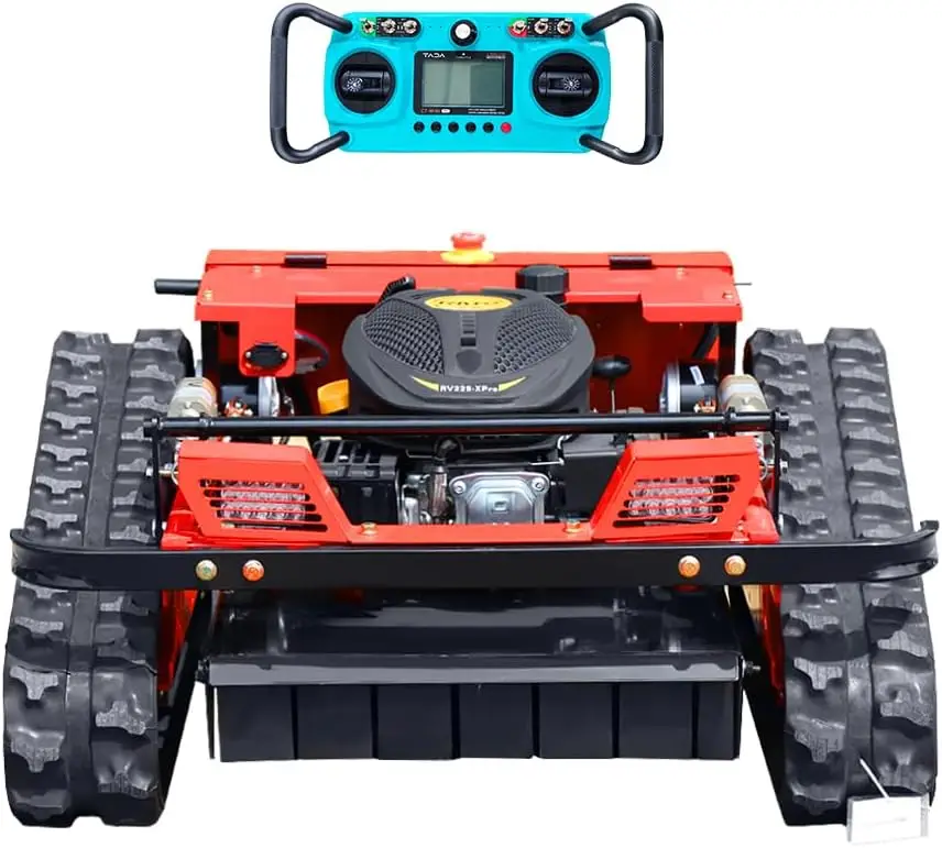 

Infront Remote Control Lawn Mower, 20 Inch Cutting Width, Adjustable Height 0.79-5.9 Inches, Track Design,All-Terrain for Steep Slopes Tall Grass
