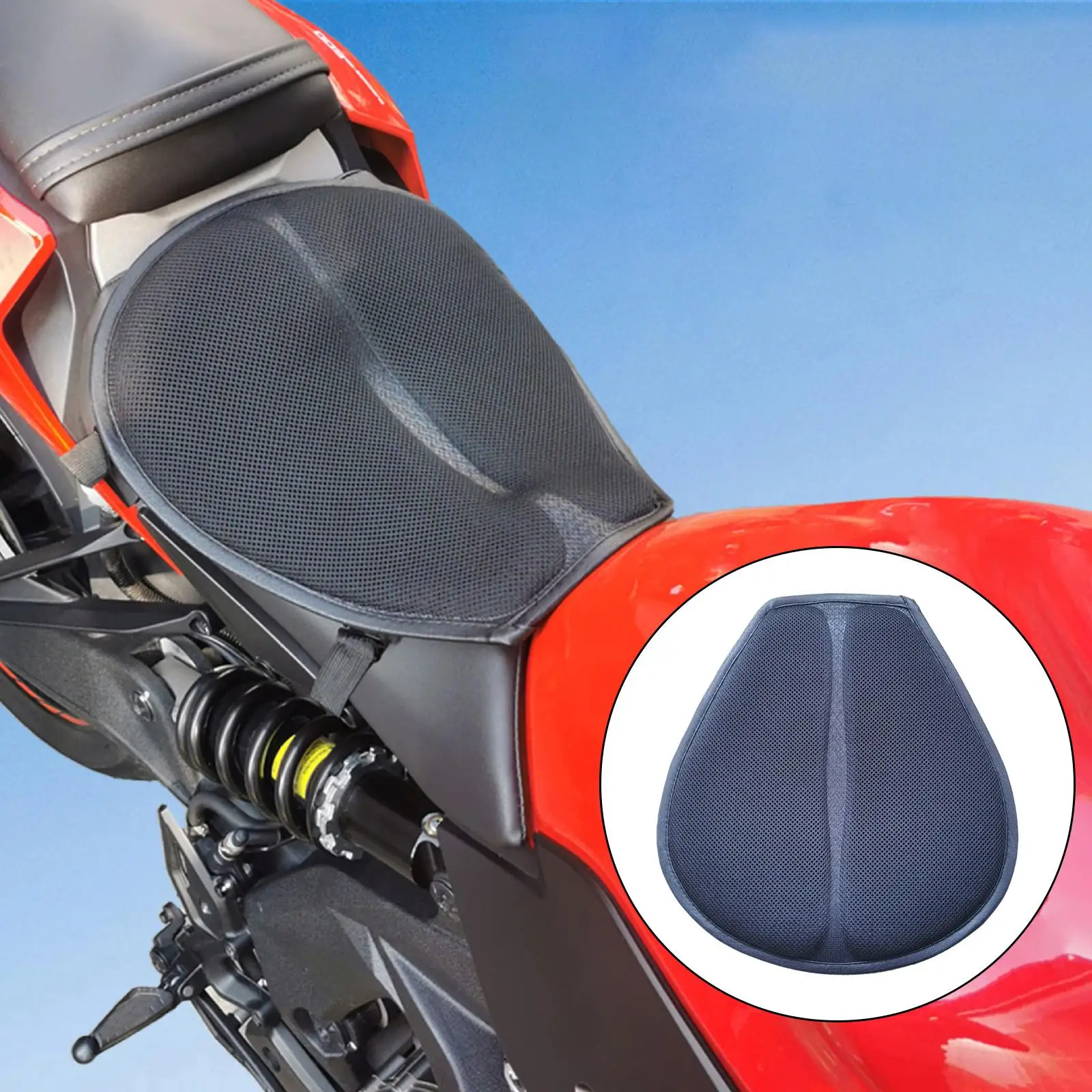 Motorcycle Seat Cushion Reduces Pressure and Fatigue for Motorbike