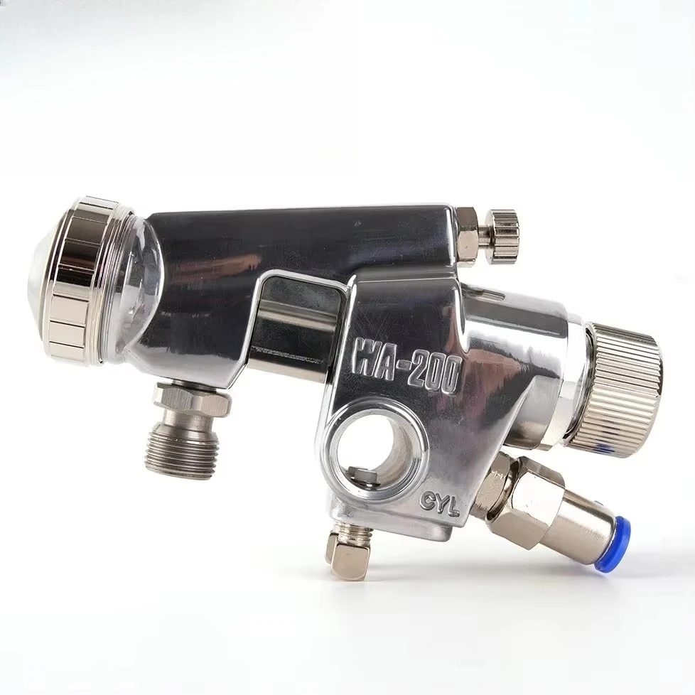WA-200 Automatic Spray Gun Stainless Steel Pneumatic Automatic Paint Air Power Spray Gun Industrial Painting Coating