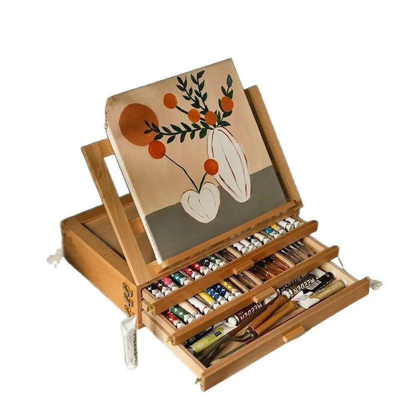 

Desktop desktop box rack, table adjustable stand, easel, picture board, box three-in-one