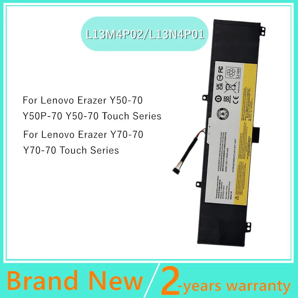 7.4V Laptop Battery For Lenovo Erazer Y50P-70 Y50-70 Y70-70 L13M4P02 L13N4P01 121500250 121500251