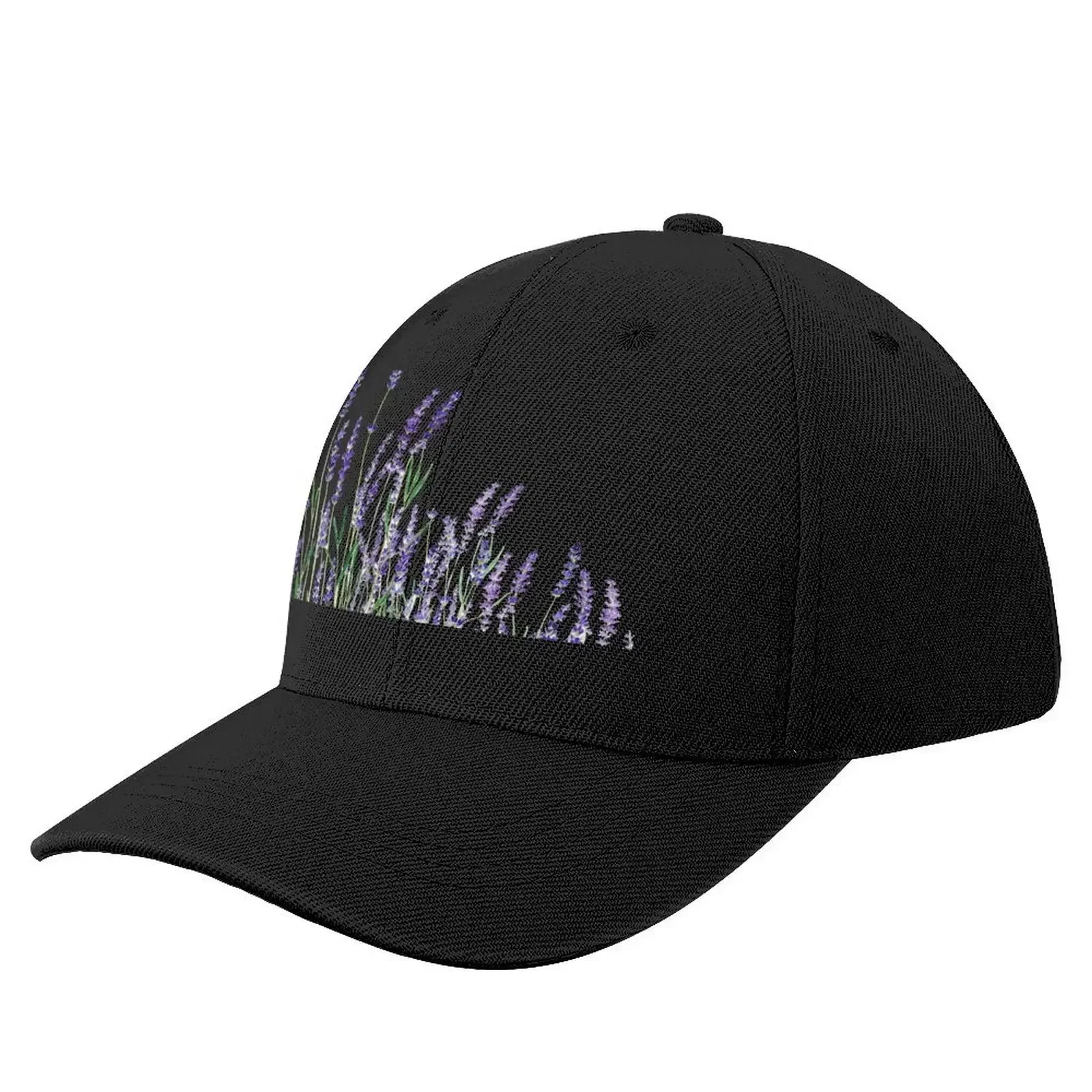 purple lavender horizontal watercolor Baseball Cap Rugby custom Hat Rave party Hat For Women Men's