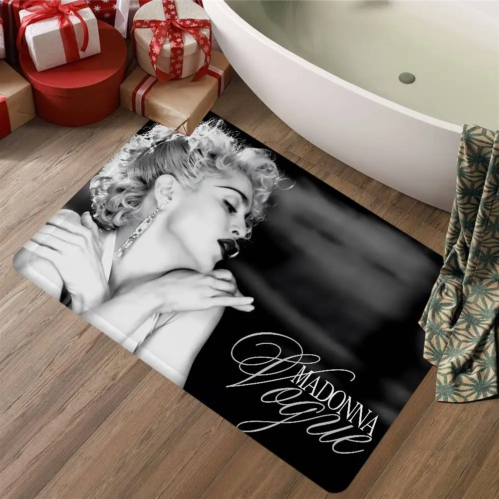 M-Madonna Music Art Hallway Carpet INS Style Soft Bedroom Floor House Laundry Room Mat Anti-skid Bedside Area Rugs
