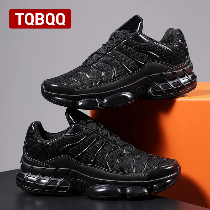 Men's Breathable Fashion Casual Shoes Male Outdoor Sports Sneakers with Air Cushion Soft Sole Running Shoes