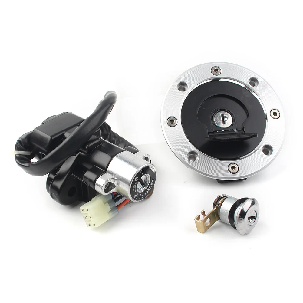 Motorcycle Ignition Switch Assembly Fuel Gas Cap Seat Lock Key For Suzuki TL1000 R GS500 SV650 GSF1200 RGV250