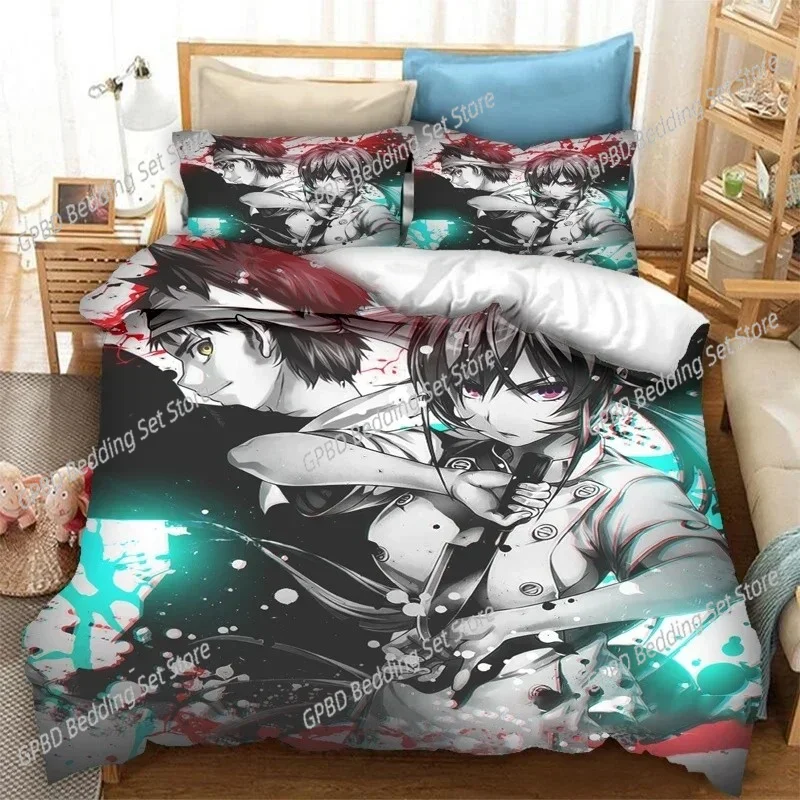 

Anime Food Wars! Shokugeki no Soma Bedding Set Single Twin Double Queen King Cal King Size Bed Linen Set