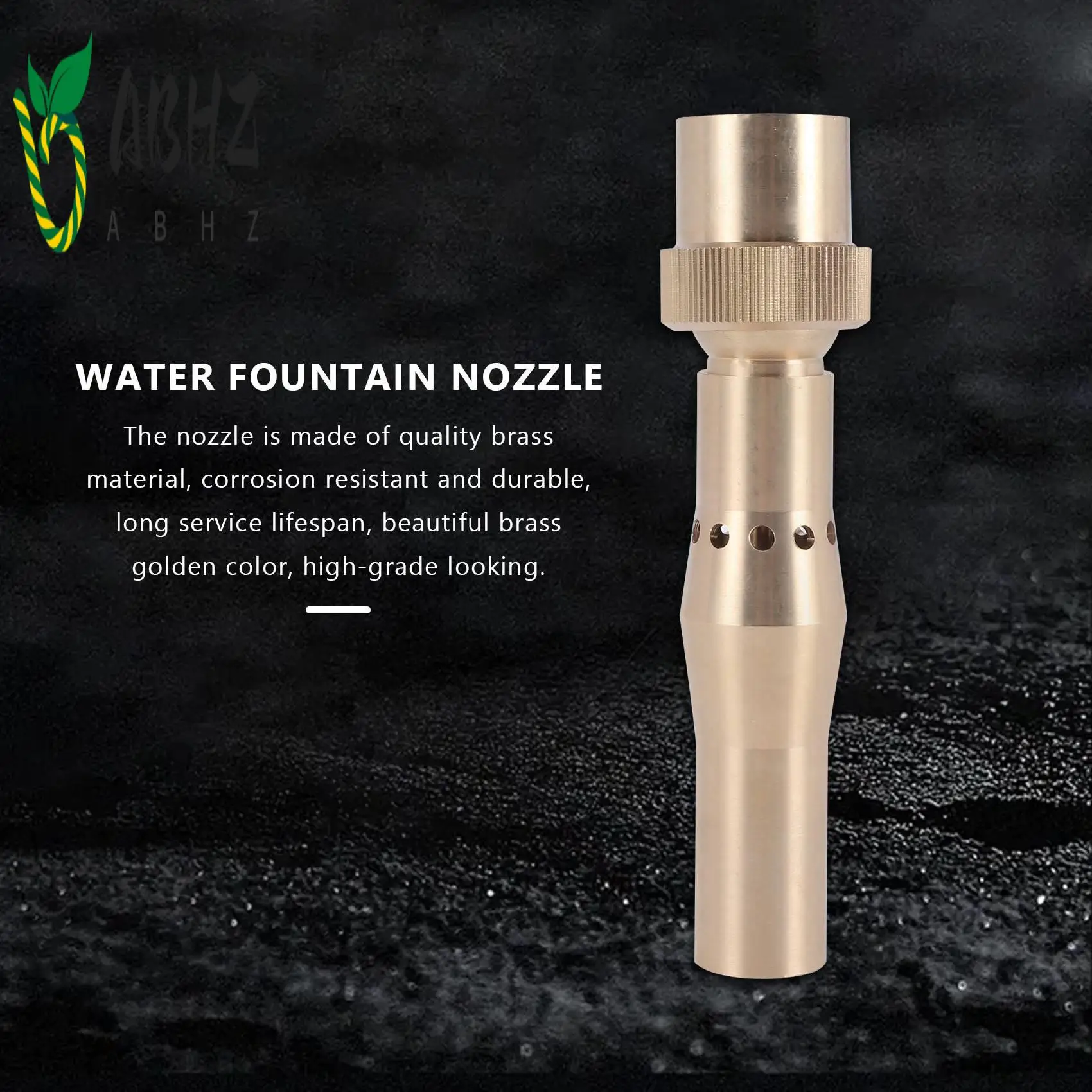 

ABHZ-3/4 дюйма латунные пенопластовые форсунки для фонтана садовый пейзажный фонтан регулируемая насадка с несколькими распылениями садовый пруд украшение Fou