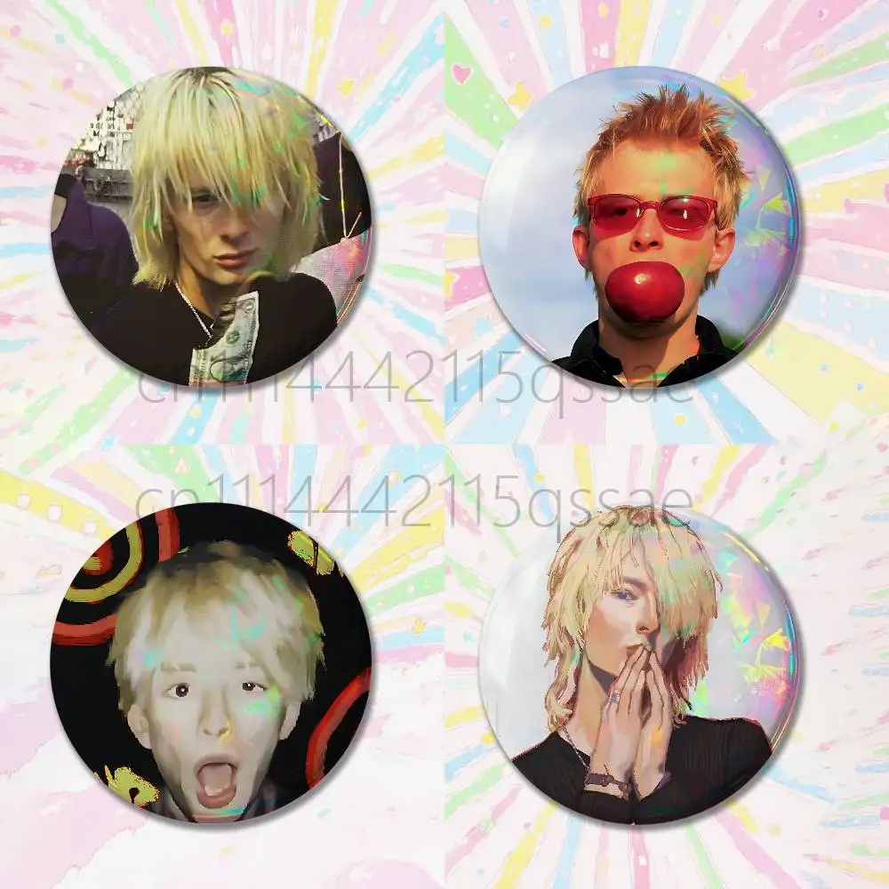 Cool R-Radiohead 32/44/58mm Handmade Pins Round Brooch Badge Backpacks Clothes Jewelry Gifts