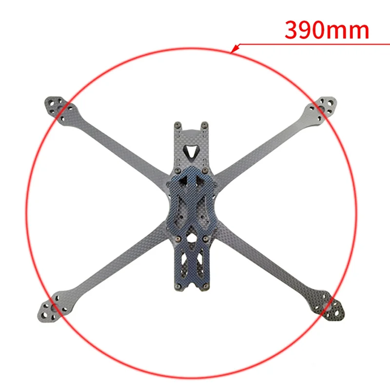 

Stylish-9 Inch 390Mm FPV Carbon Fiber Frame For APEX For FPV Freestyle Quadcopter RC Racing Drone Models