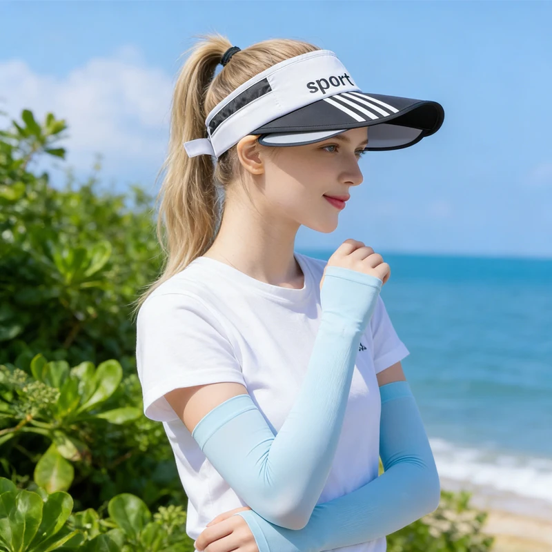

Portable Sun Hat Extendable Wide Brim Hollow Out Design Summer Sun Protection Hat Women Beach Cap For Cycling Outdoor Sport