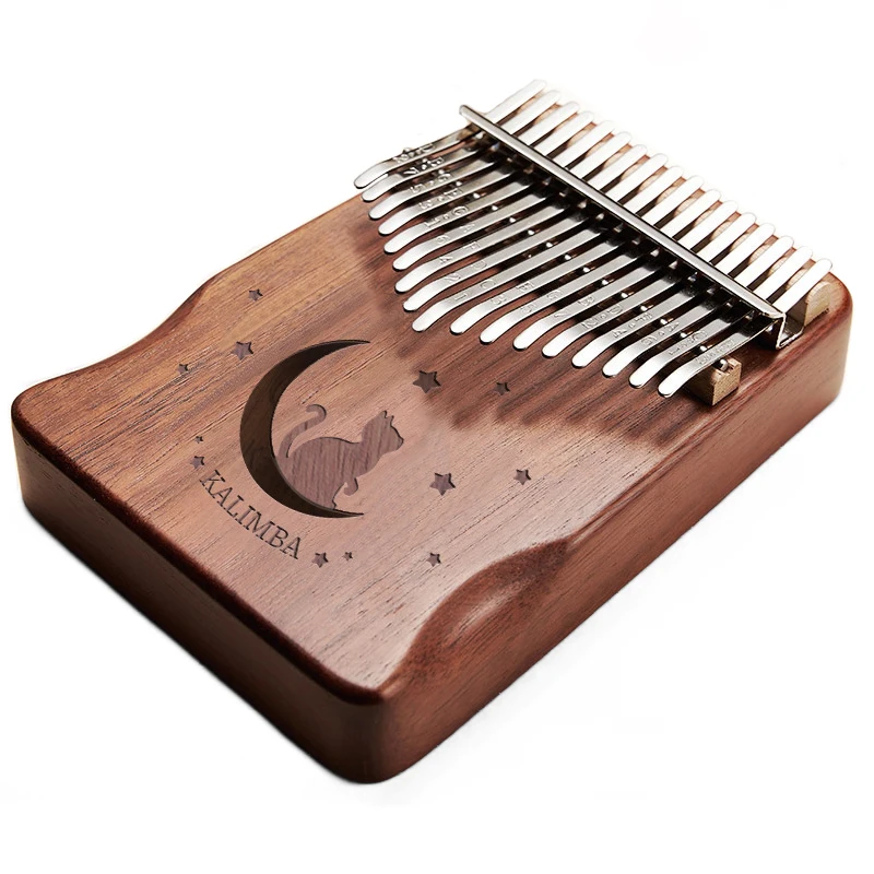 Kalimba Music Instrument Thumb Piano 17 Keys Mahogany Wood Finger Piano Combinations Gifts For Kids Portable Mbira Finger Piano