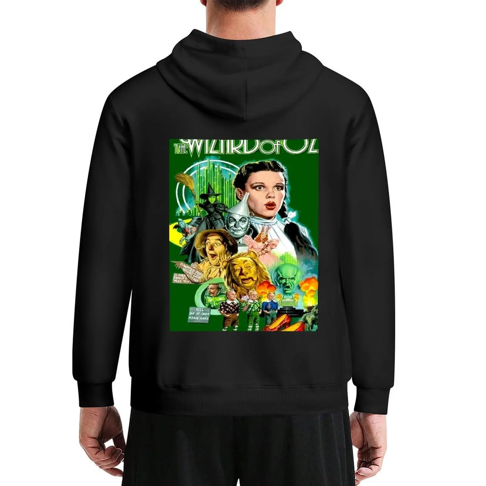 

Wizard of OZ Vintage Art Print Hoodie men's sweat-shirt set men clothes autumn mens clothes tracksuits