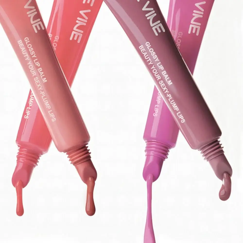 

Portable 12 Color Lip Oil 18ML Blusher Stick Transparent Lipgloss Jelly Texture Lip Balm Plumping Lip Gloss Makeup