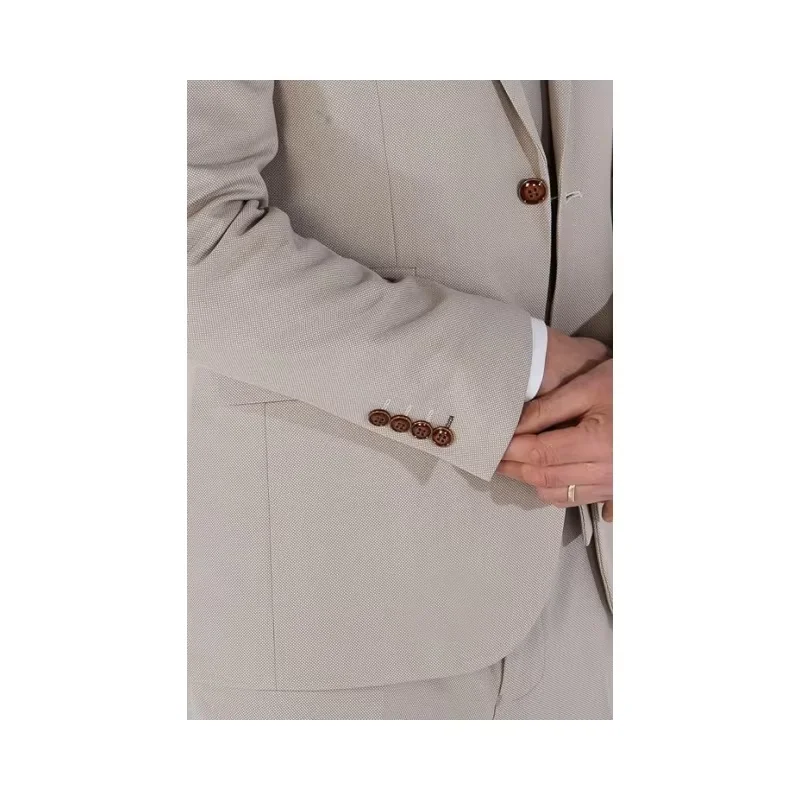 "طقم بدلة رجالية مكونة من 3 قطع بقصة ضيقة مخصصة - سترة رسمية لحفلات الزفاف التجارية وسراويل سهرة - حفلة مكتب العريس وحفلات التخرج المسائية